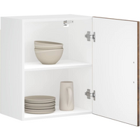 vidaXL Kitchen Wall Cabinets 2 pcs Porto Smoked Oak Engineered Wood