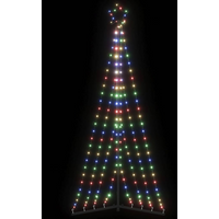 vidaXL LED Christmas Tree 339 LEDs Colorful 187 cm
