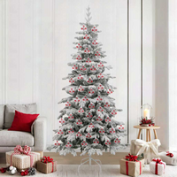 vidaXL Christmas Bauble Set 100 pcs Transparent Ø 10 cm Plastic