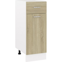 vidaXL Drawer Bottom Cabinet Lyon Sonoma Oak 30x46x81.5 cm Engineered Wood