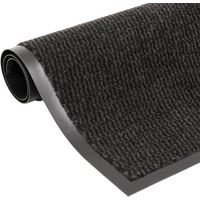 vidaXL Doormat Tufted 60x180 cm Black