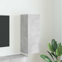vidaXL TV Wall Cabinet Concerte 30 x 31 x 80 cm Engineered Wood