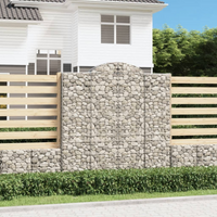 Arched Gabion Baskets 200x50x200/ Galvanised Iron