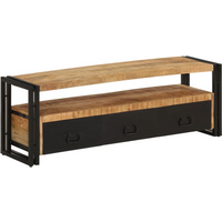 vidaXL TV Cabinet 120x30x40 cm Solid Wood Mango