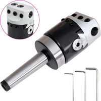 vidaXL 50 mm Boring Head with MT2 Boring Shank for Lathe Milling
