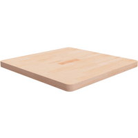 vidaXL Square Table Top 70x70x4 cm Untreated Solid Wood Oak
