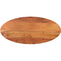 vidaXL Table Top 80x40x3.8 cm Oval Solid Wood Acacia