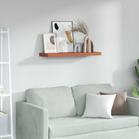 vidaXL Wall Shelf Wall-mounted Red 80 x 23.5 x 4 cm Engineered Wood