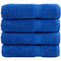 vidaXL Premium Shower Towels "SOLUND" 4 pcs Blue 70x140 cm 600 gsm