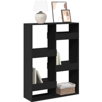 vidaXL Bookcase Black 100x33x135 cm Engineered Wood