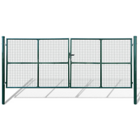 vidaXL Mesh Garden Gate 400x150 cm