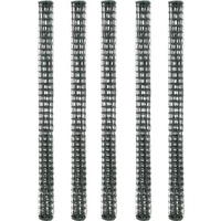 vidaXL Garden Fence Meshes 5 pcs HDPE 1x1.2 m Green