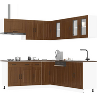 VIDAXL Kitchen Cabinet Set Kalmar Oak Engineered Wood
