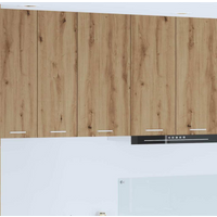 vidaXL Hanging Cabinet with Door Artisan Oak and White 40 x 31 x 80 cm