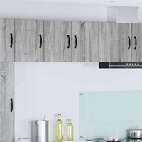 vidaXL Kitchen Cabinet with Storage Kalmar Grey Sonoma 30 x 31 x 40 cm