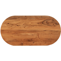 vidaXL Table Top 100x50x3.8 cm Oval Solid Wood Acacia