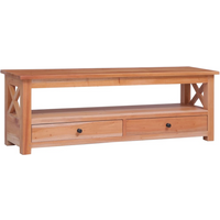 vidaXL TV Cabinet 120x30x40 cm Solid Mahogany Wood