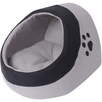 vidaXL Cat Cubby Grey and Black M