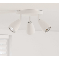 vidaXL Ceiling Spotlight with Spotlights White 19 x 19 x 14.5 cm Metal