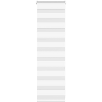 vidaXL Zebra Blind White 40x100 cm Fabric Width 35.9 cm Polyester