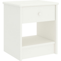 vidaXL Bedside Cabinet White 35x30x40 cm Solid Pinewood