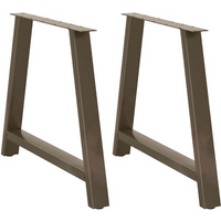vidaXL Dining Table Legs A-Shaped 2 pcs 90x(72-73) cm Steel