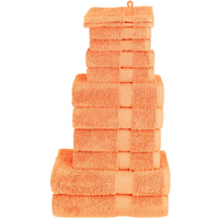 vidaXL 12 Piece Premium Towel Set SOLUND Orange 600 gsm