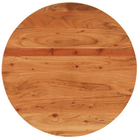vidaXL Table Top Ø70x3.8 cm Round Solid Wood Acacia