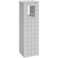 vidaXL Gabion Basket Post 40x40x140 cm Iron
