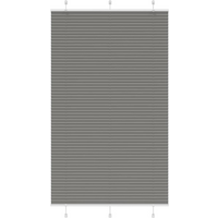 vidaXL Pleated Blind Anthracite 115x200 cm Fabric Width 114.4 cm Polyester