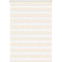 vidaXL Zebra Blind Marble Beige 115x150 cm Fabric Width 110.9 cm Polyester