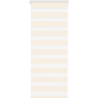 vidaXL Zebra Blind Marble Beige 65x150 cm Fabric Width 60.9 cm Polyester