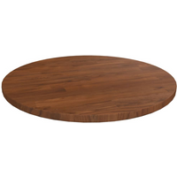 vidaXL Round Table Top Dark Brown Ø40x1.5 cm Treated Solid Wood Oak