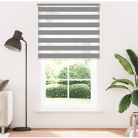 vidaXL Zebra blind 120.9x230 cm Fabric Width 116.7 cm grey