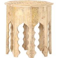 vidaXL Side Table Ø48 cm Solid Mango Wood