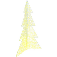 vidaXL Christmas Tree with 240 LEDs Warm White 180 cm Acrylic