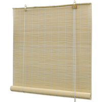 vidaXL Natural Bamboo Roller Blinds 120 x 160 cm