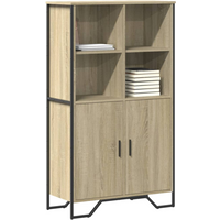 vidaXL Highboard Sonoma Oak 79.5x35.5x137.5 cm Engineered wood