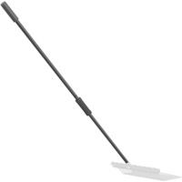 vidaXL Pitchfork Handle Ø3.5x127.5 cm Black Steel