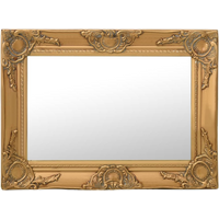 vidaXL Wall Mirror Baroque Style 60x40 cm Gold
