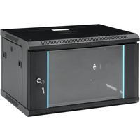 vidaXL 6U Wall Mounted Network Cabinet 19 IP20 600x450x350 mm