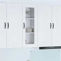 vidaXL Kitchen Cabinet Kalmar High Gloss White 40 x 31 x 100 cm