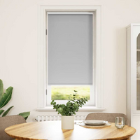 vidaXL Roller Blind Blackout 44.4x100 cm Fabric Width 40 cm Grey