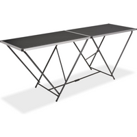 vidaXL Folding Pasting Table MDF and Aluminium 200x60x78 cm