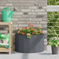 vidaXL Planter Anthracite 60 x 30 x 35 cm Steel