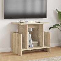 vidaXL TV Stand Sonoma Oak 50 x 35 x 45 cm Engineered Wood