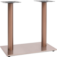 vidaXL Bistro Table Leg Brass 70x40x72 cm Stainless Steel