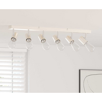 vidaXL Ceiling Spotlight Nickel 73 x 6.5 x 11.5 cm Metal