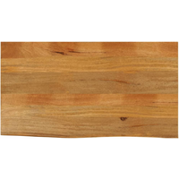 vidaXL Table Top Live Edge 110x60x2.5 cm Solid Wood Mango