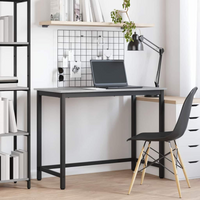 vidaXL Table Grey Sonoma 80 x 50 x 76.5 cm Engineered Wood and Steel